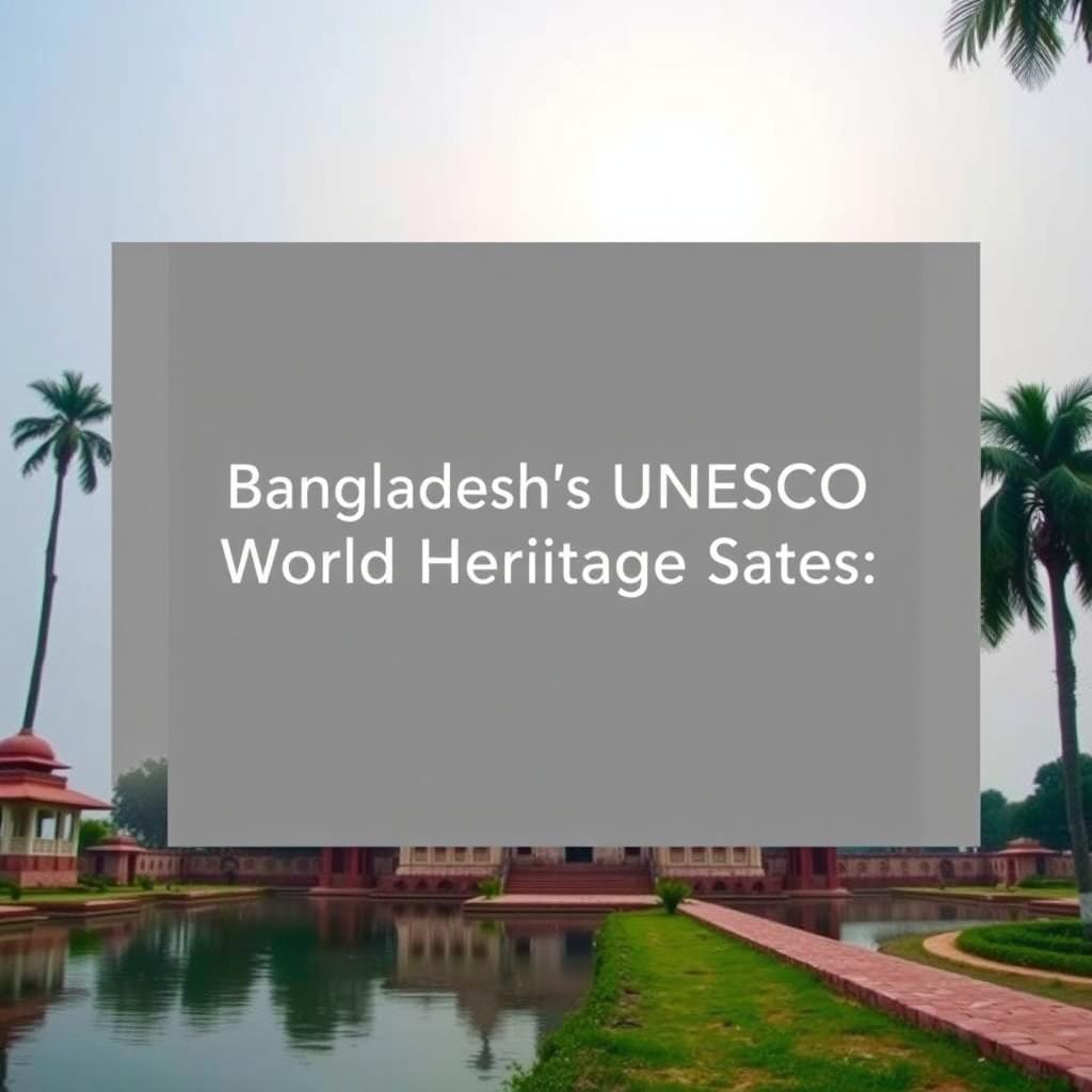 Bangladesh's UNESCO World Heritage Sites: A Cultural Journey